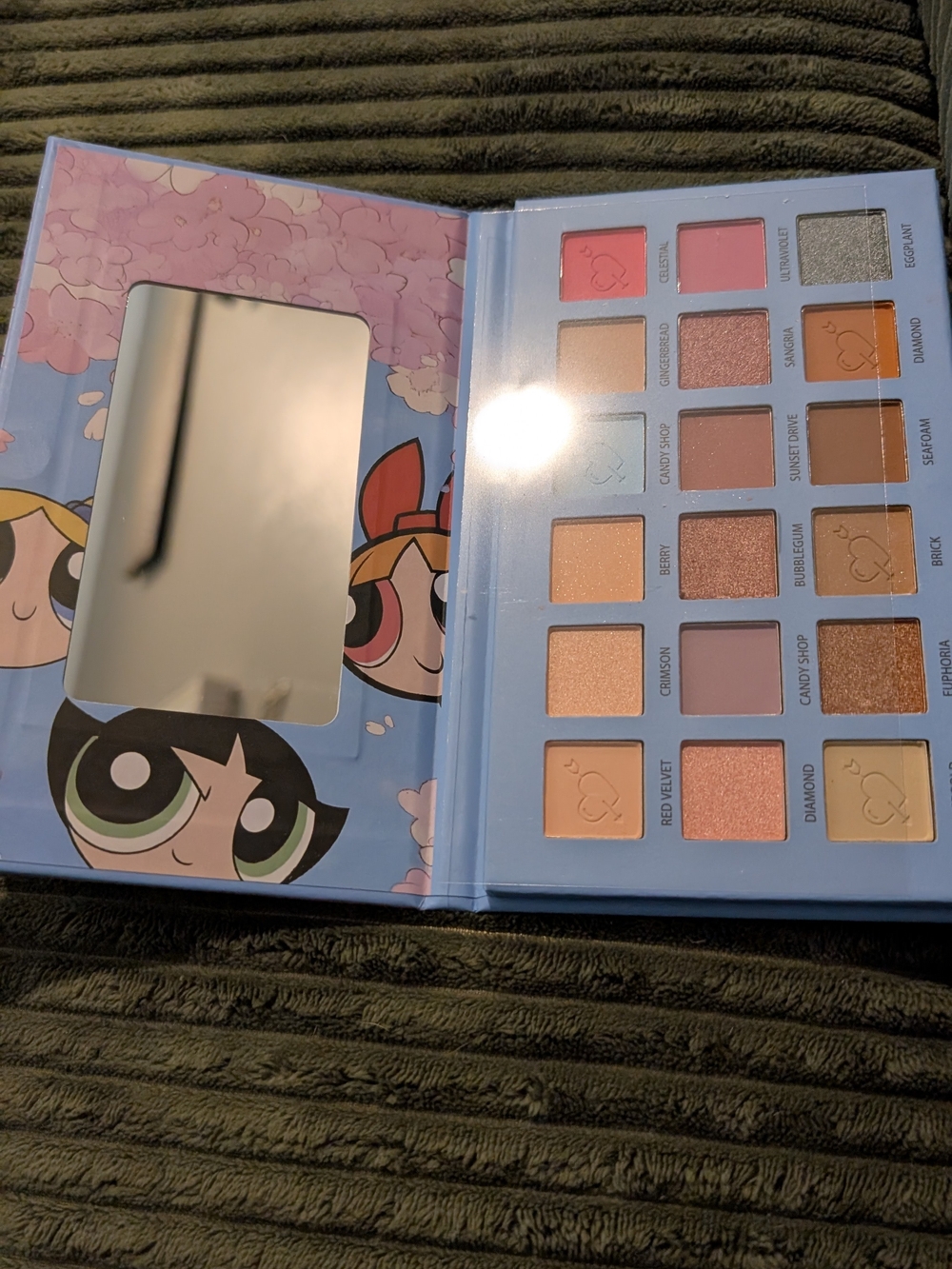 Powerpuff Girls Eyeshadow Palette - Pink & Peach Shades